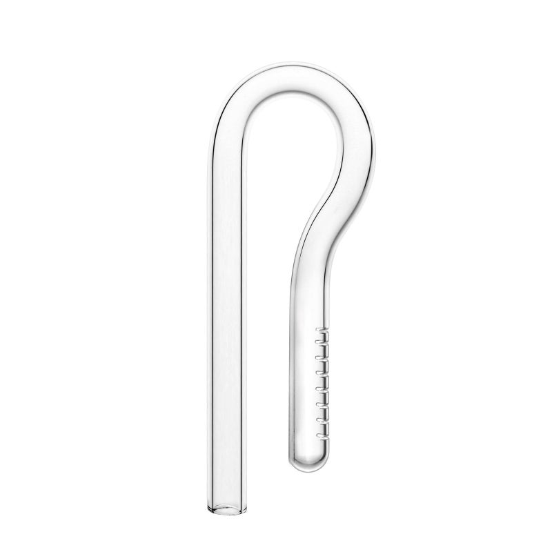 JARDLI Glass Mini Inflow Lily Pipe for Nano Aquarium Planted Tank (10mm for 3/8''(9/12mm) tubing) - Image 1